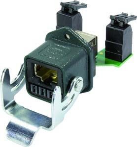RJ45-Wanddurchführung 09 45 215 1761 RJ45-Wanddurchführung 09 45 215 1761