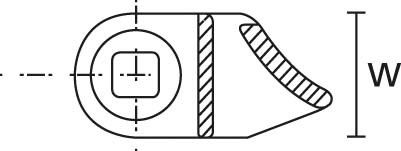 Befestigung SBH1-PA66-BK