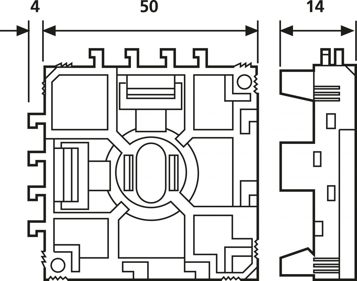 Befestigunggsblock HTWD-RB