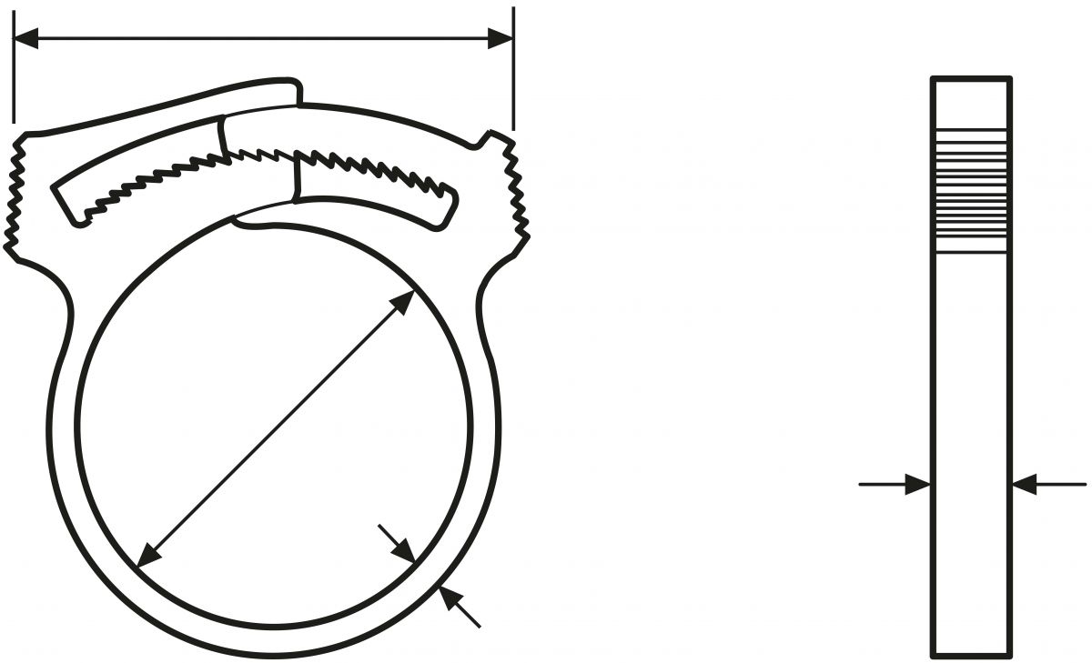 Befestigungsschelle SNP1-POM-WH-C1