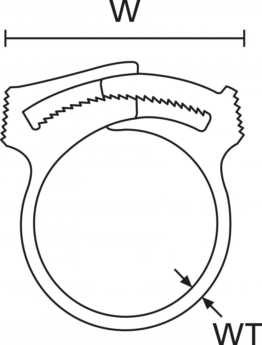 Befestigungsschelle SNP1-POM-WH-C1