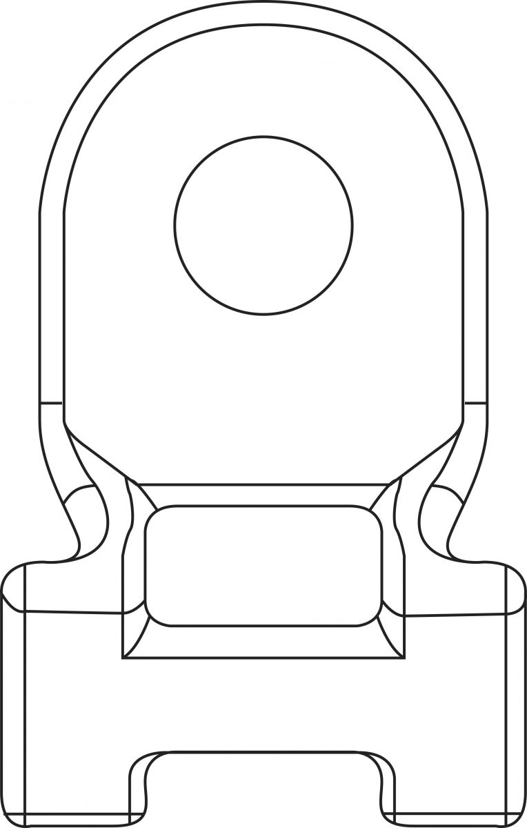 Befestigungssockel HDM401-PA66HIRHSUVBK