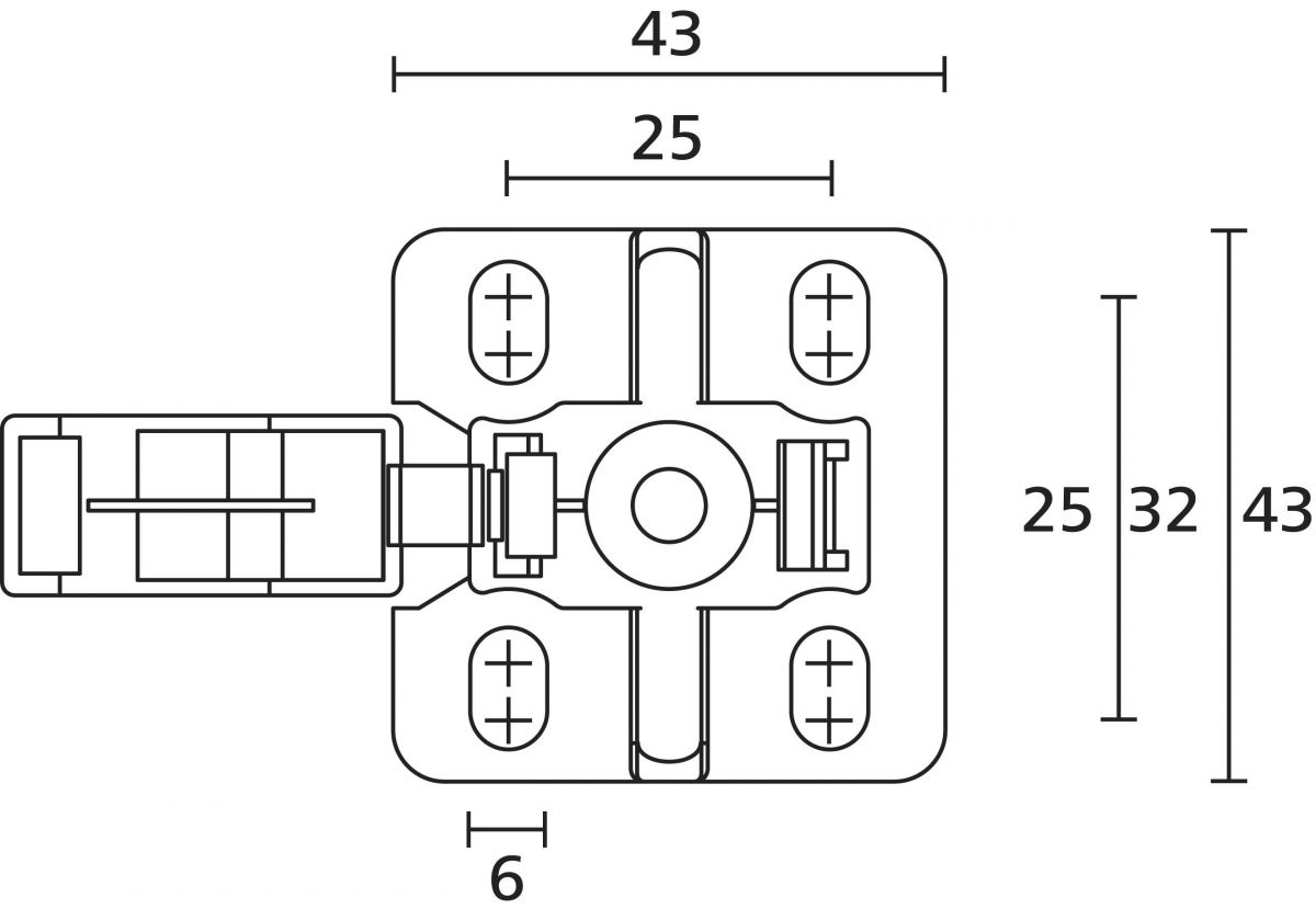 IWS-Wellrohrhalter CTCC-IWS17-MB43-GY20