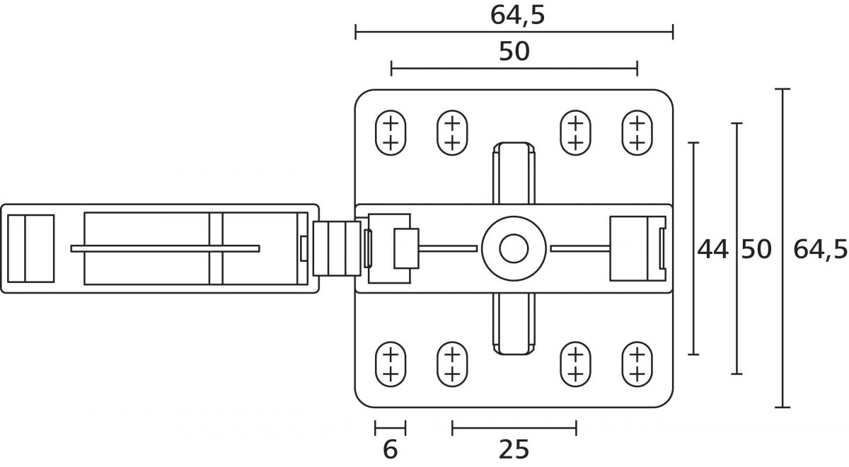 IWS-Wellrohrhalter CTCC-IWS50-MB65-GY20