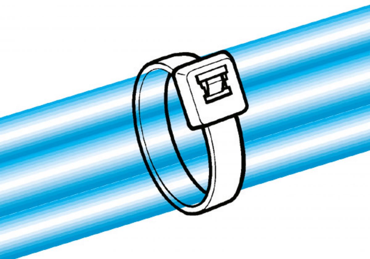 Kabelbinder LK5 PA66HIR(S) BK 50