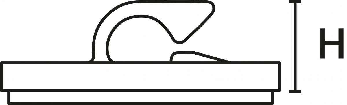 Klebesockel RB5 PA66 NA 100