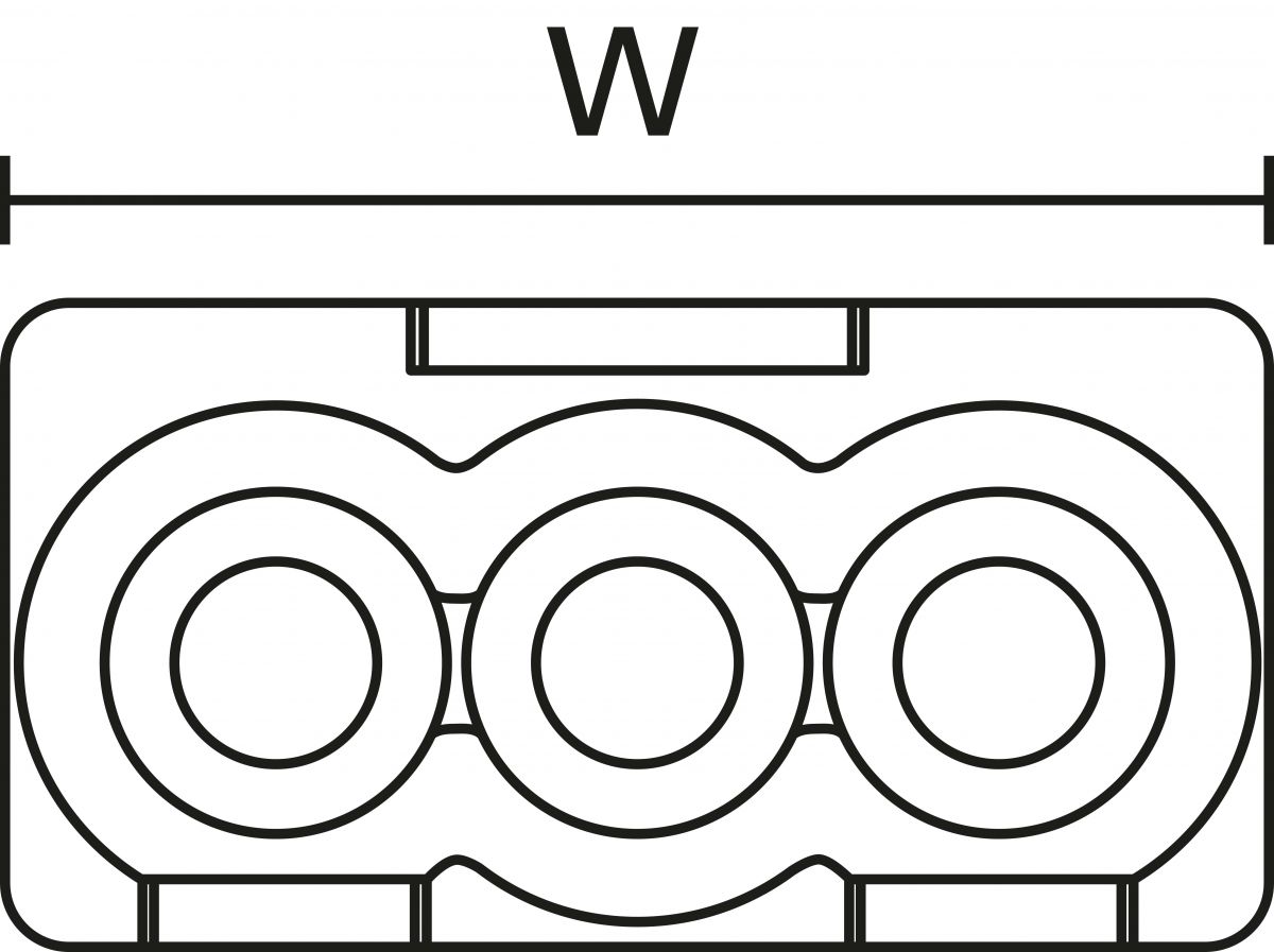 Verbindungsdosenklemme HCPM-3 PC OG 100