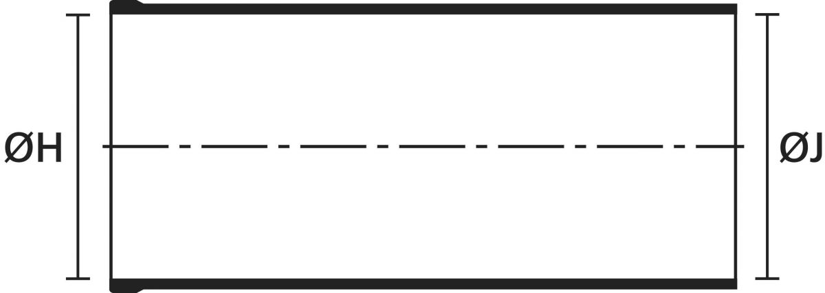 Warmschrumpfformteil 113-4-G PO-X BK