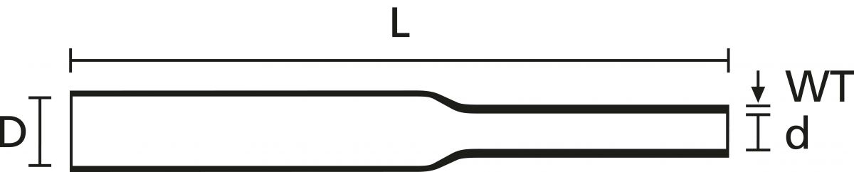 Warmschrumpfschlauch TFE2-24 PTFE CL 50
