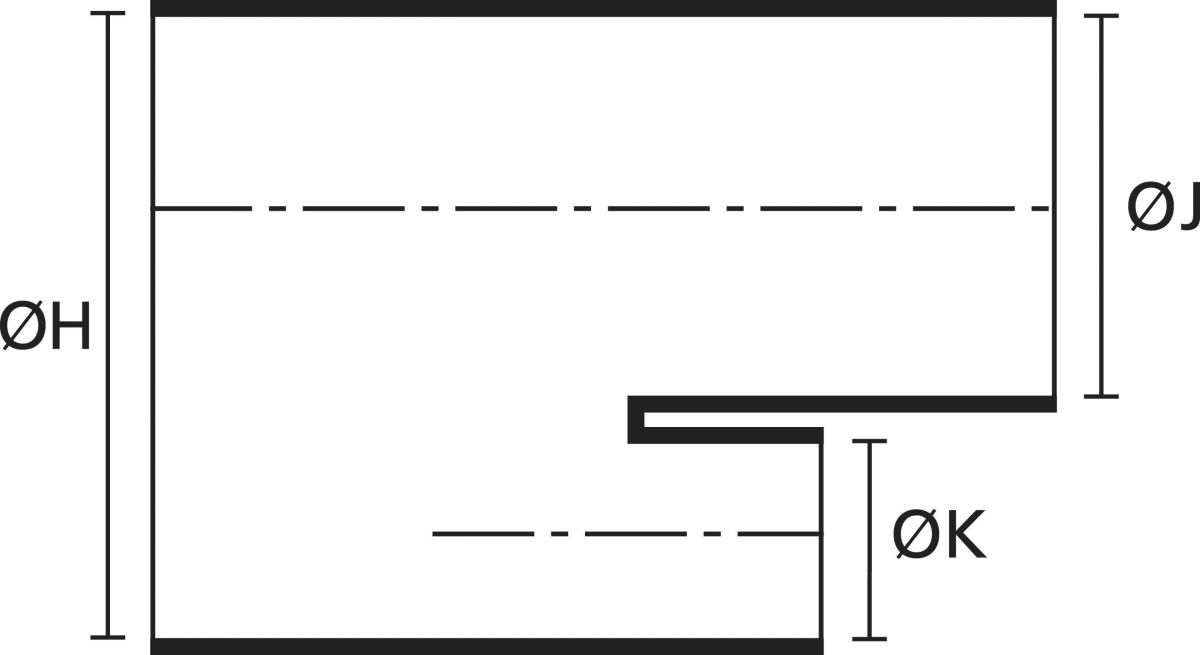 Warmschrumpfteil 1205-1-G PO-X BK