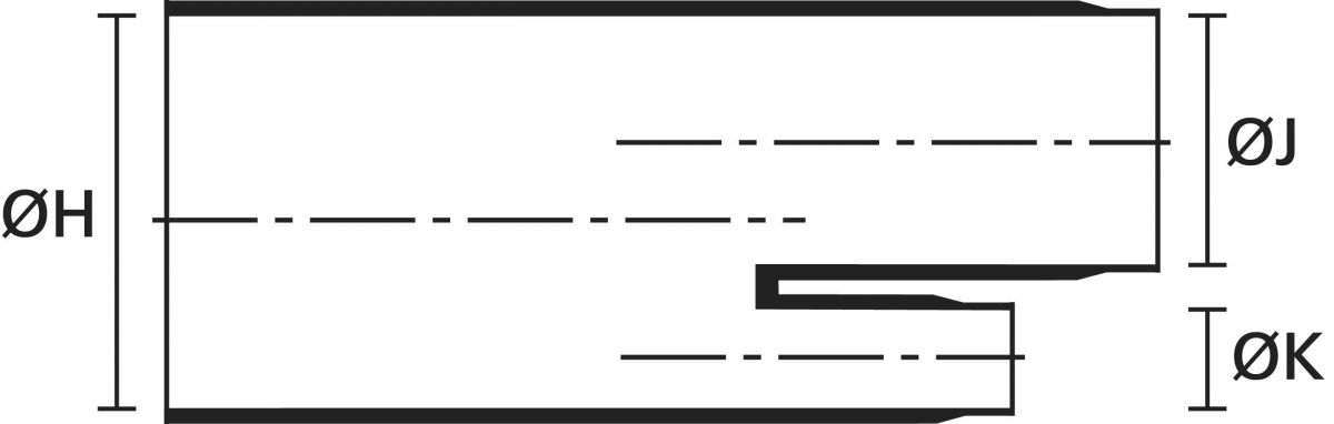 Warmschrumpfteil 1306-1-G PO-X BK