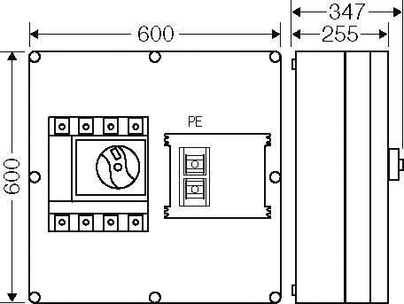 MiLasttrennschaltergehäuse Mi 7847