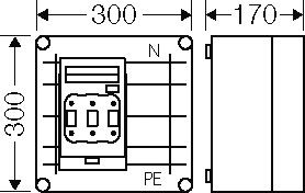 Überspannungsschutzgehäuse Mi SP 2280