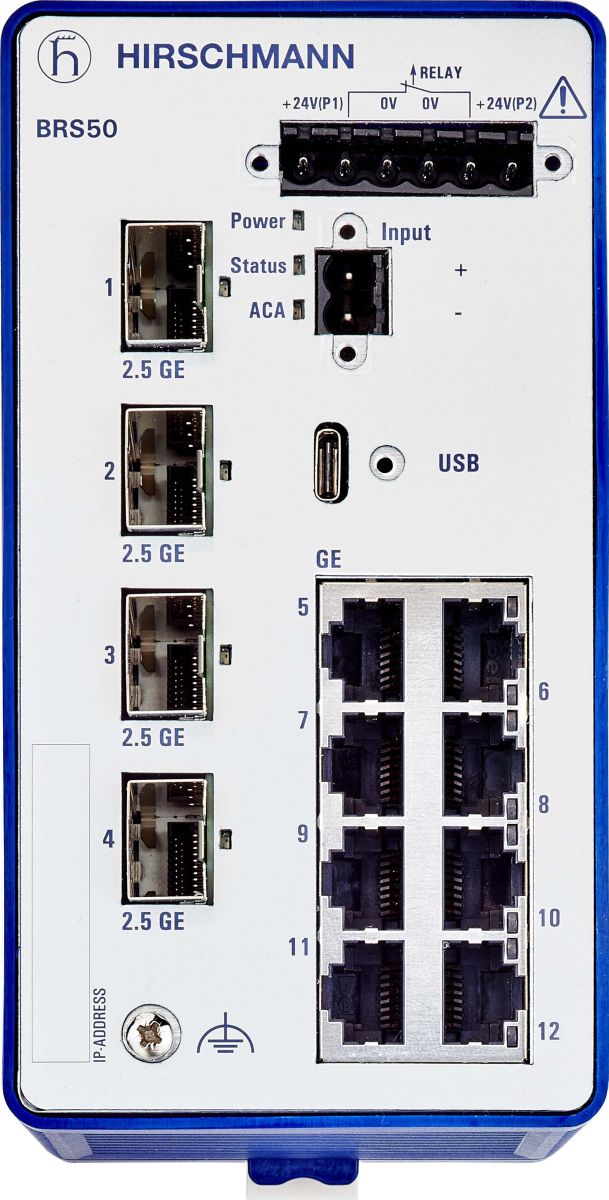 Ind.Ethernet Switch BRS40-8TX/4SFP-EEC