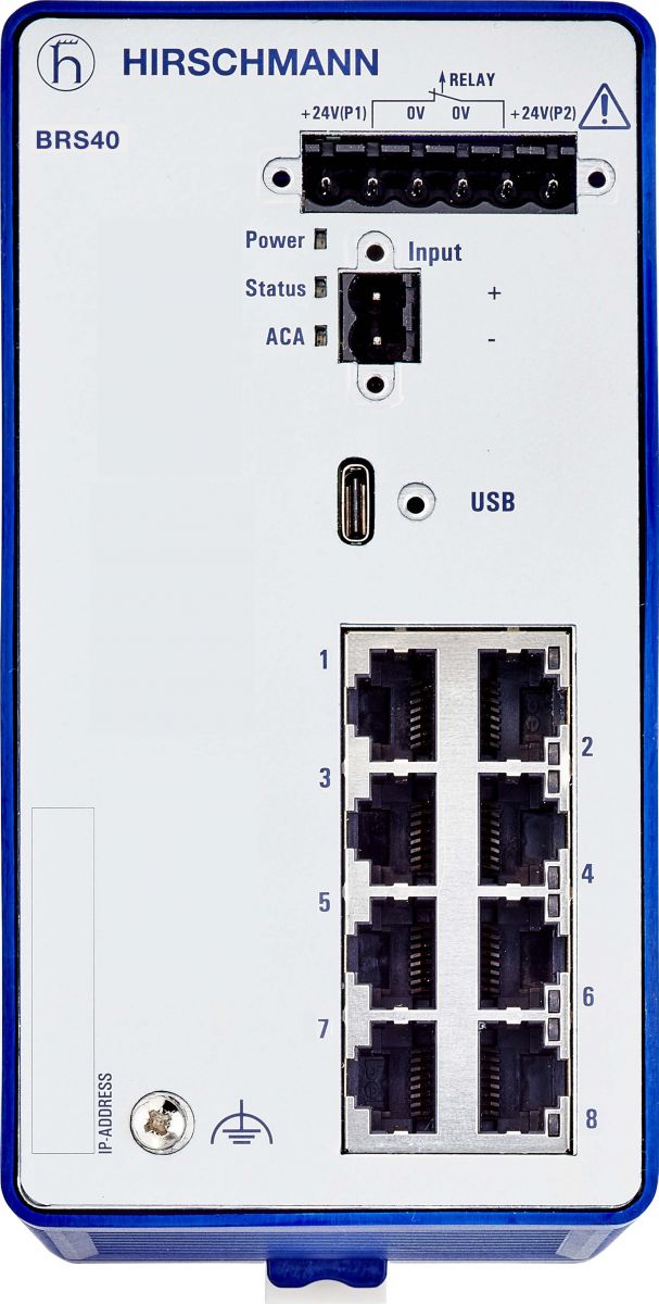 Ind.Ethernet Switch BRS40-8TX-EEC