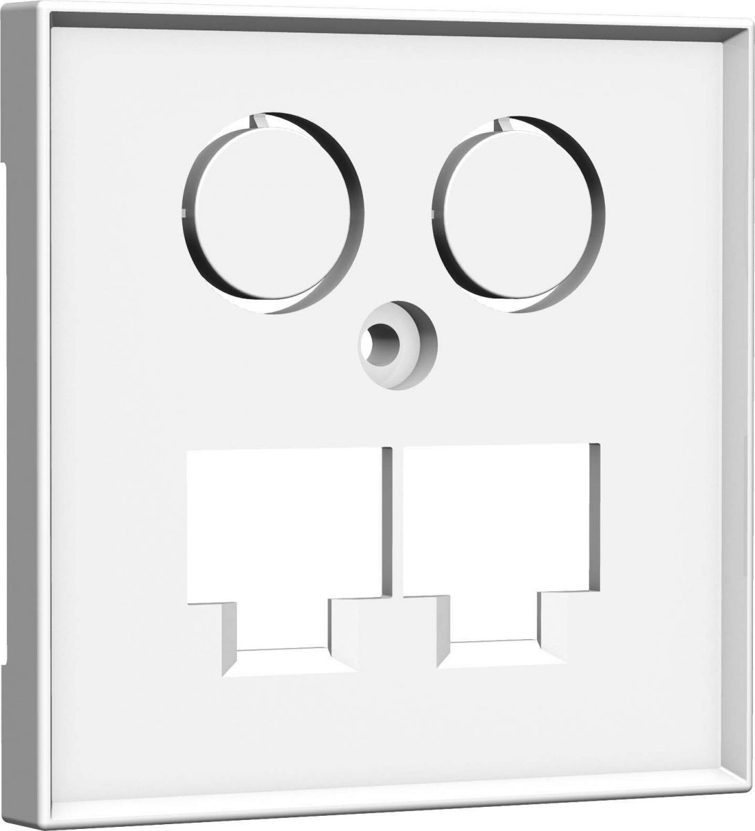 Zentralplatte TV+LAN/LAN HW-ZLLVWG55V1