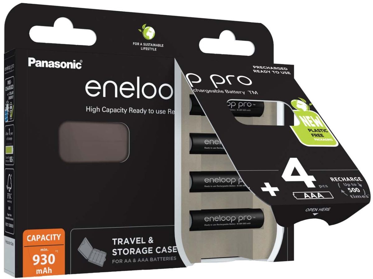 Akku Micro AAA eneloop pro BK-4HCDEC4BE(VE4)