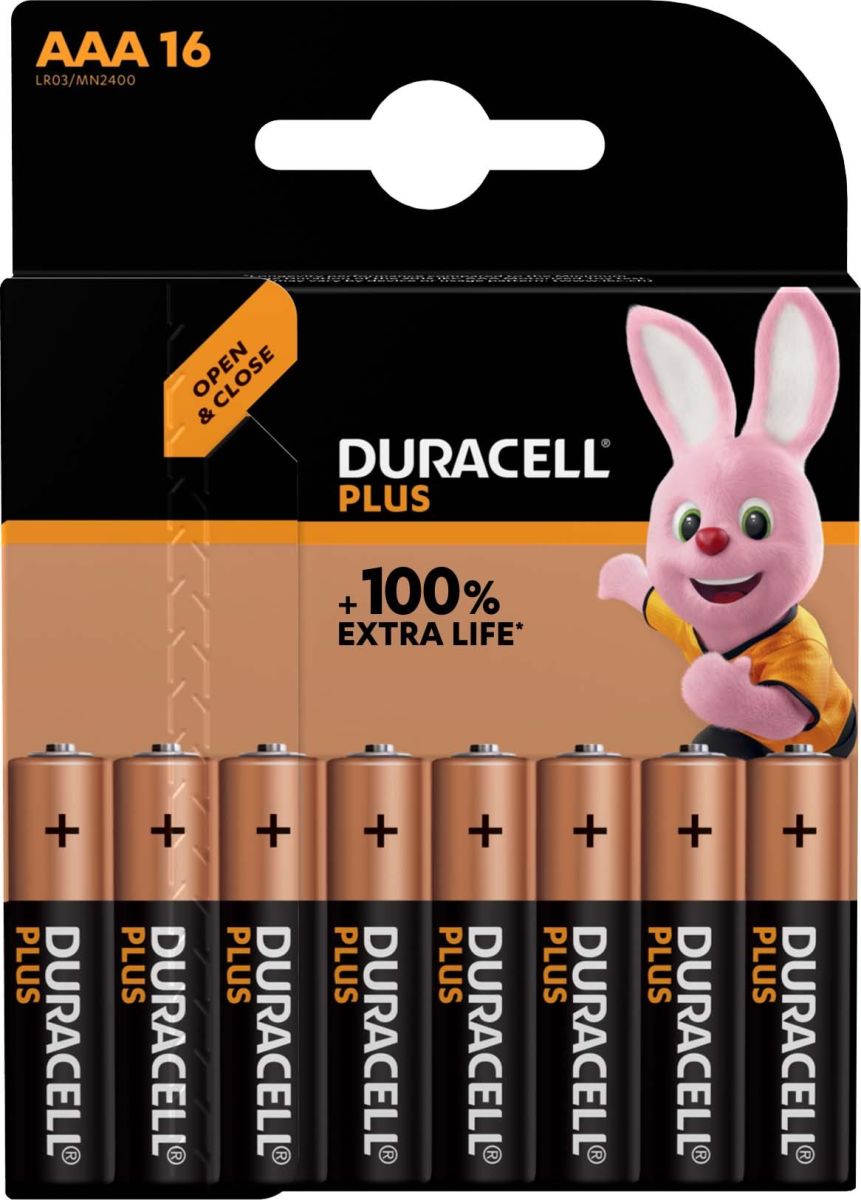 Batterie 1,5V Micro AAA Plus-AAA CP16 Bli.16