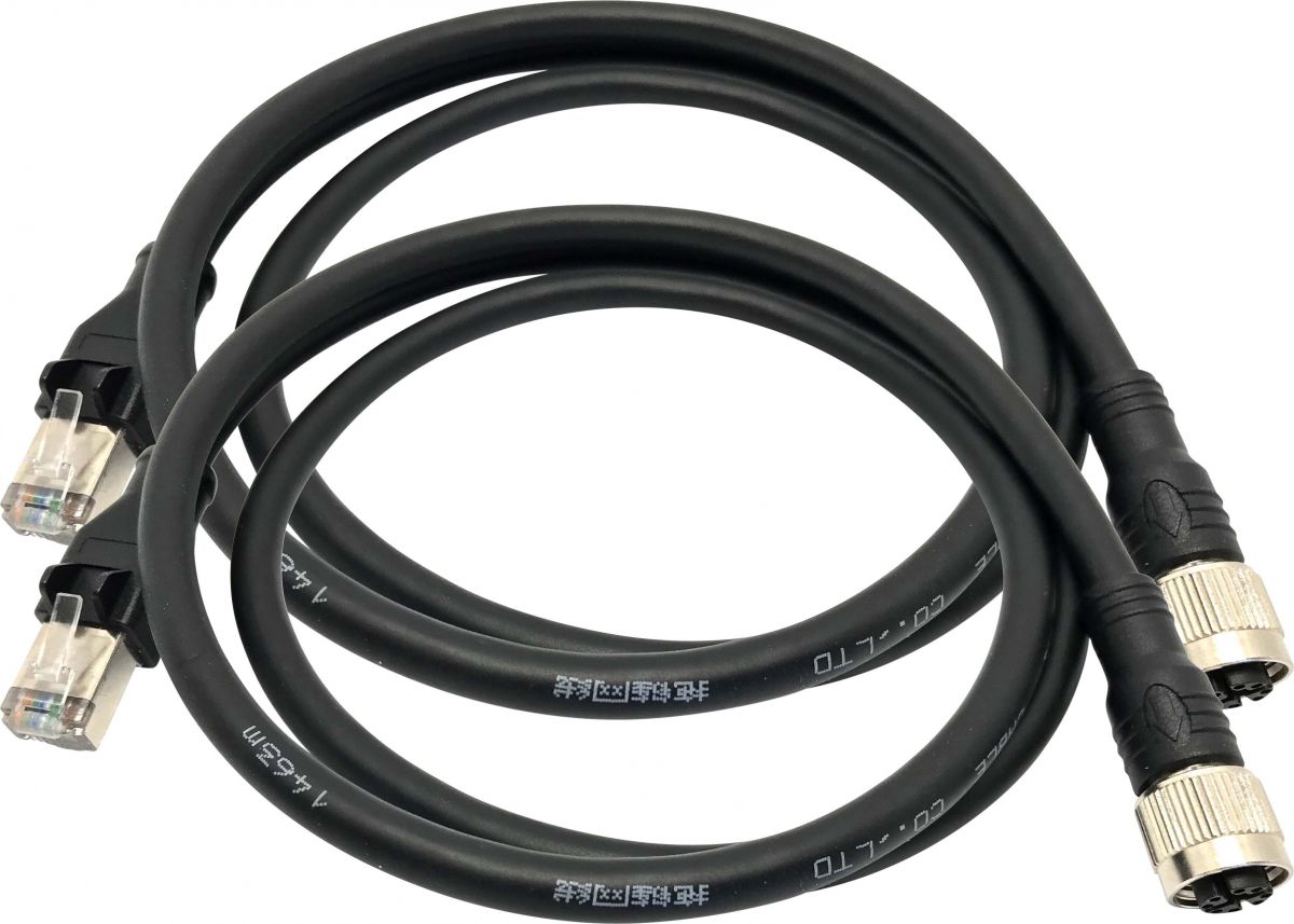 Adapterkabel 1m PROFINET AdapterRJ45-M12-X Adapterkabel 1m PROFINET AdapterRJ45-M12-X