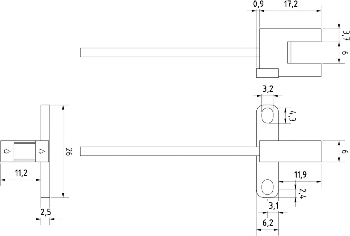 Sensor Optisch, Gabel OG06E131