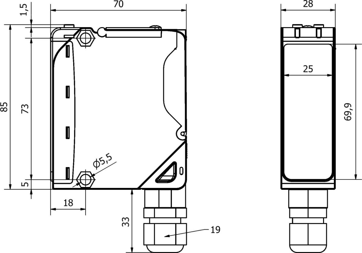 Sensor Optisch, reflex OR285906