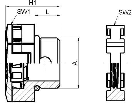 Klimastutzen T302-1020-02