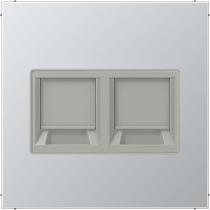 Abdeckung 2-fach AL1969-2WE