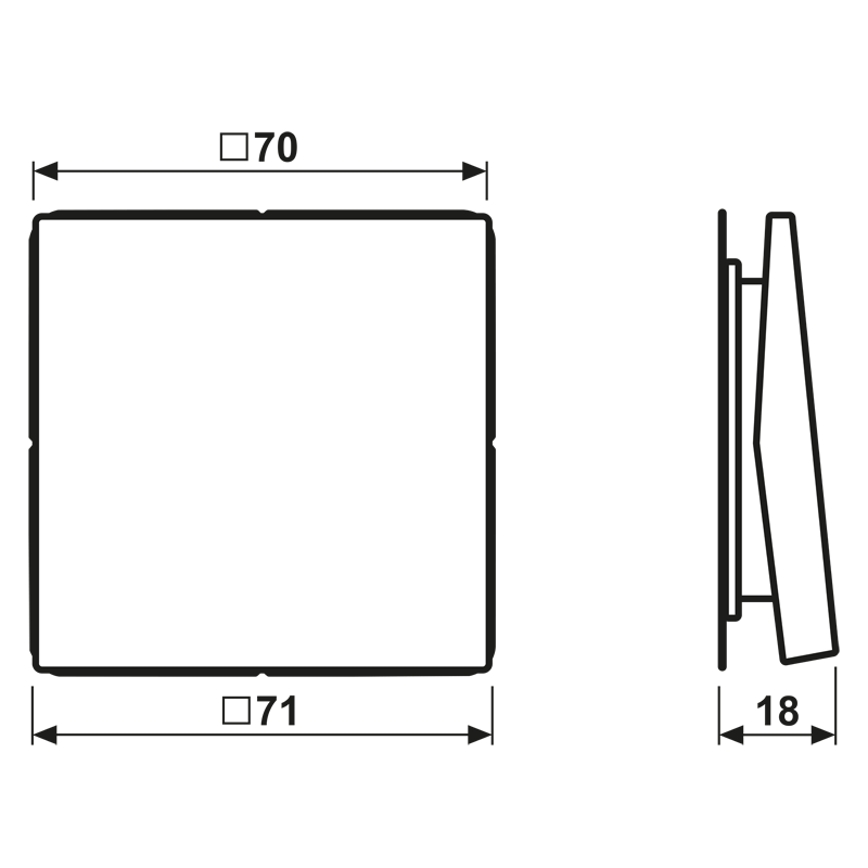 Funk-Wandsender 2-Kanal ENO LS 990 P WWM