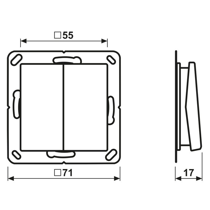 Funk-Wandsender 4-Kanal ENO A 595-01 WWM
