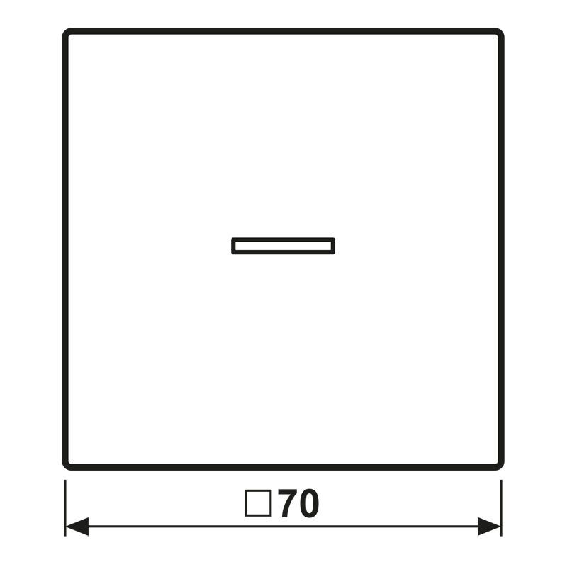 KNX RF Taster 1fach AL 10911 ST RF