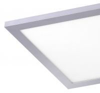 LED Deckenleuchte innen Flat 14350-21 silber