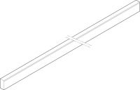 Cu-Schiene XCUW124