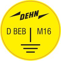 Erdungsaufkleber D EAK D50 BEB