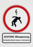 Hinweisschild HWS297X210ABSDEENAL