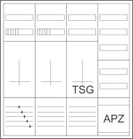 Zähler-Komplettschrank ZSD-ZZTV-1100/APZ