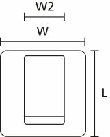 Klebesockel RB8 PA66 BK 100