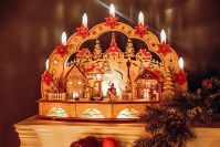 LED-Holzleuchter 525038