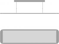 LED-Pendelleuchte PANELDI120036W4KUGR
