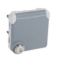 Schuko-Steckdose 1f. gr 69574