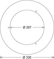 Deckenausgleichsring ZDAR 207.250-310 ws