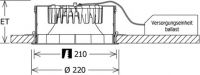 LED-Einbaudownlight FLIR 400.3040.01DAws