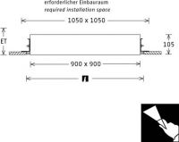 LED-Einbauleuchte PLL 55.900.30.1/DALI