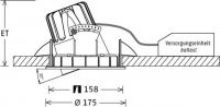 LED-Einbaustrahler CSARL 72.2027.25 ws