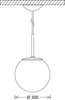 LED-Pendelleuchte GLO 300.2030.2DA ws