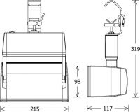 LED-Stromschienenstrahler EL 307.30.5 sw