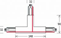 T-Verbinder ST-A T/PE-OUT-R/9014