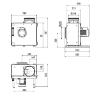 Schallgedämmte Abluftbox EKR 25-2