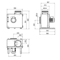 Schallgedämmte Abluftbox EKR 31-2