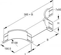 Anbau-T-Stück RTAS 100.500 S