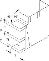 GK-Vertikaleck 90Gr. DKVV 220-78T100 R